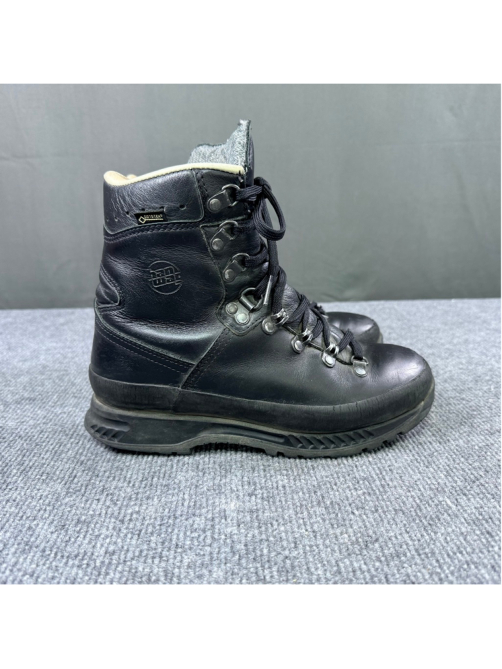 Hanwag Boots W 6.5 M 5.5 UK 4.5 Special Forces GTX Vibram Hiking Gorpcore Black